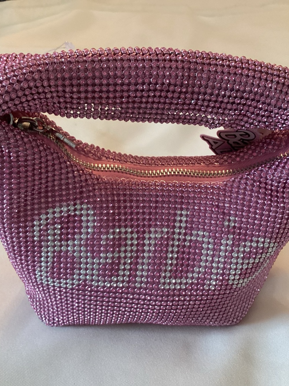Aldo Barbie Pink Beaded 'Barbie' Tote Bag - Fashion Statement Accessory